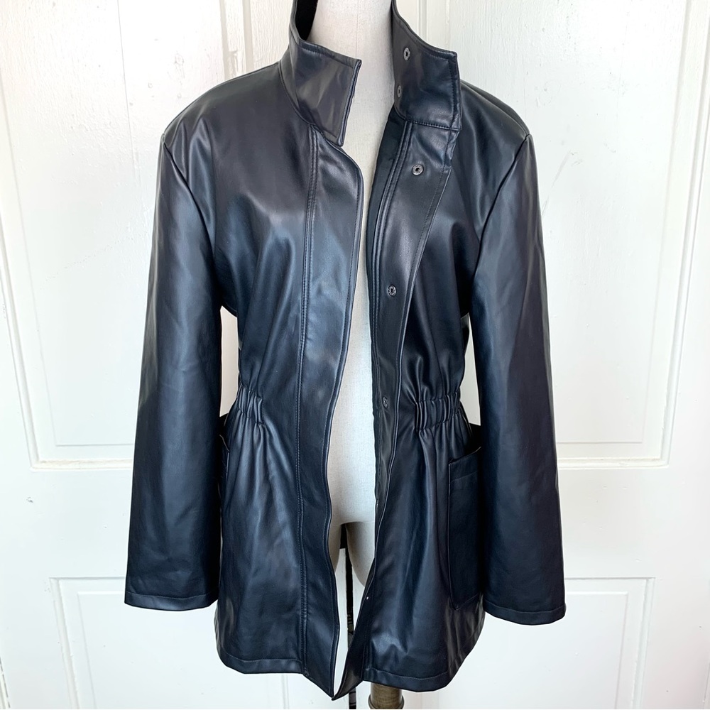 Steve Madden Faux Leather Jacket Size S